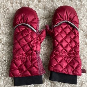 Lululemon goose down running mittens